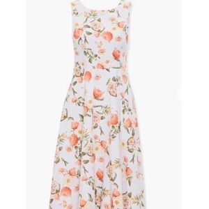 Floral Tea Length Dress